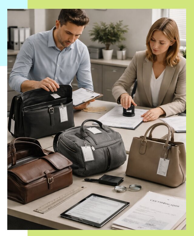 Сертификация сумок в Выксе от 7778 руб. | Алешин-Вкс