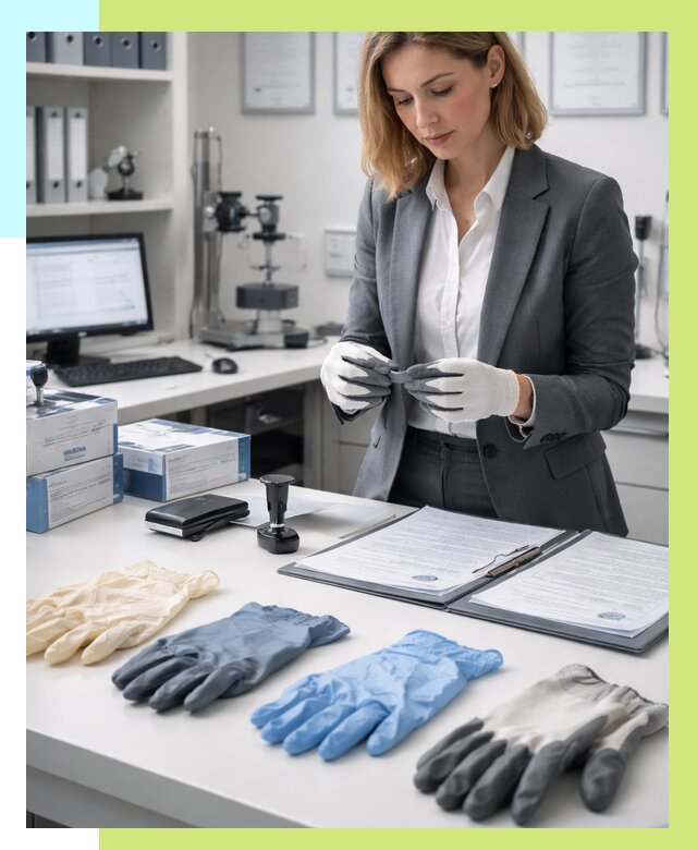 Сертификация перчаток в Выксе от 8815 р. | Алешин-Вкс