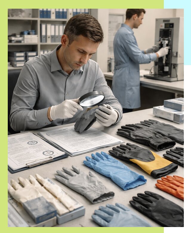 Сертификация перчаток и средств защиты продукции в Выксе