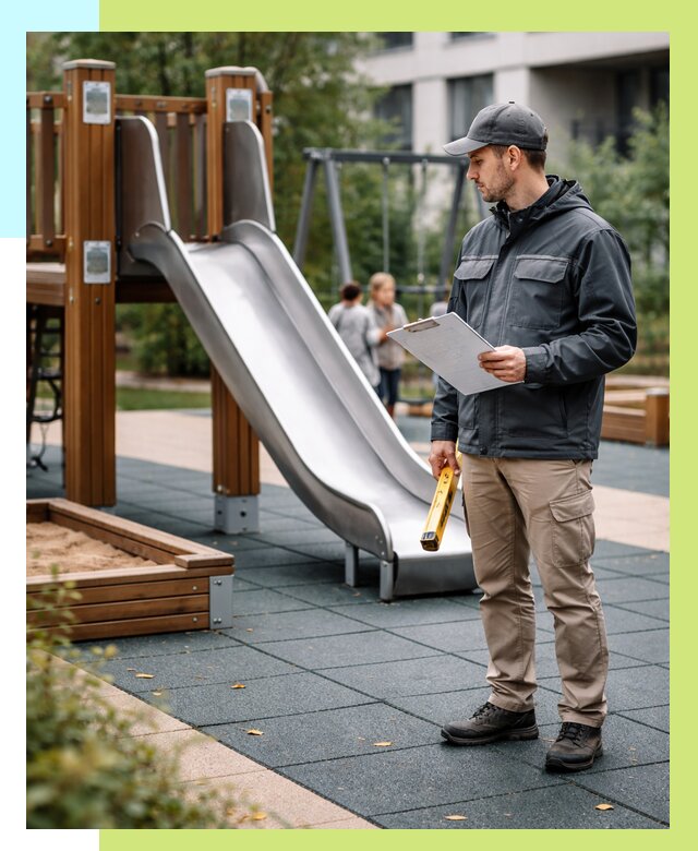 Сертификация детских площадок в Выксе от 25925 р. | Алешин-Вкс