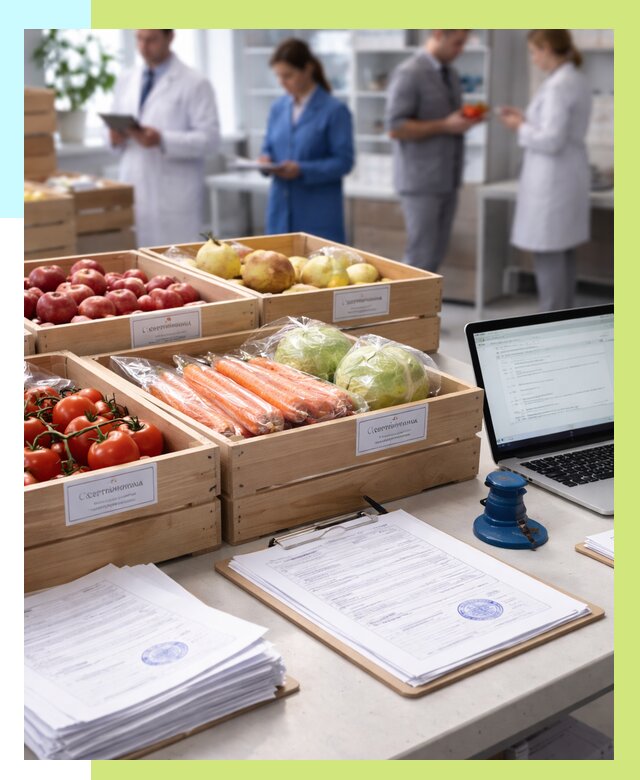 Сертификация овощей и фруктов в Выксе от 8815 р. | Алешин-Вкс
