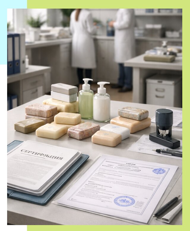 Сертификация мыла и сертификат на мыло в Выксе от 12444 | Алешин-Вкс