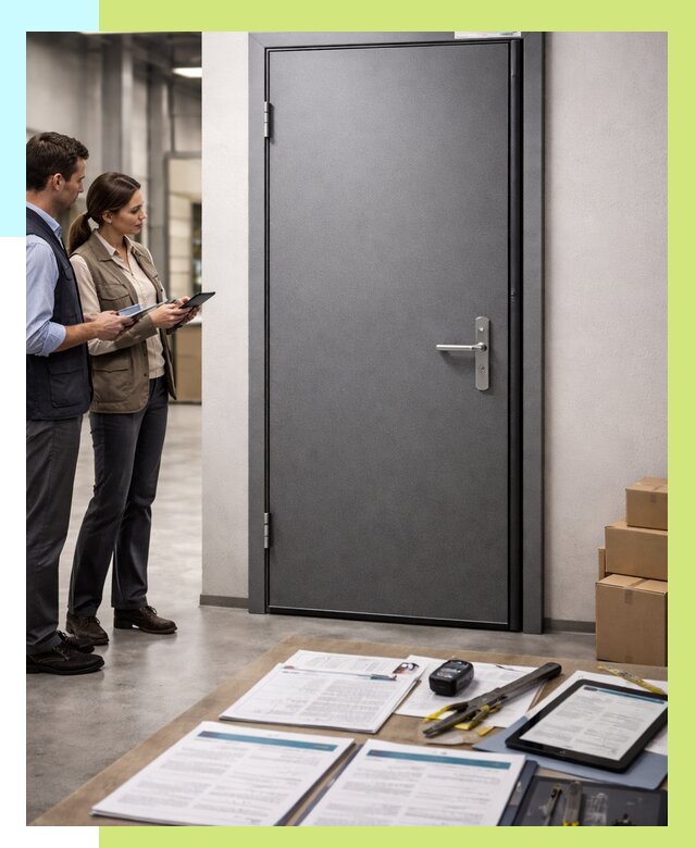 Сертификация противопожарных дверей в Выксе от 9333 р. | Алешин-Вкс