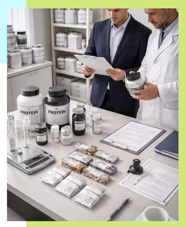 Сертификация спортивного питания в Выксе от 15555 р., Алешин-Вкс