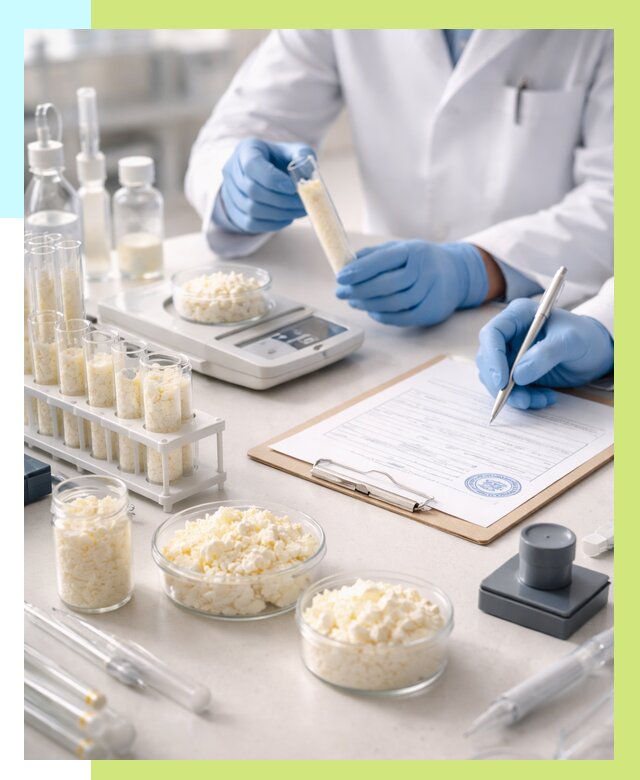 Сертификация творога в Выксе от 12444 р. под ключ | Алешин-Вкс