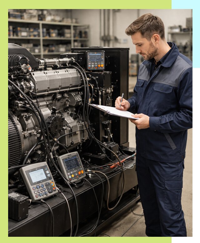 Сертификация дизельных генераторов и их оборудования в Выксе