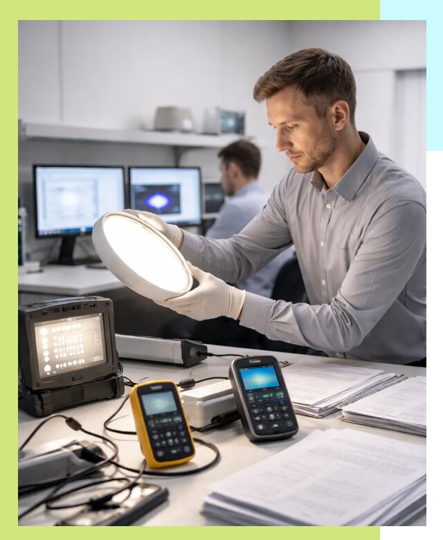 Сертификация светильников в Выксе: испытания и оформление