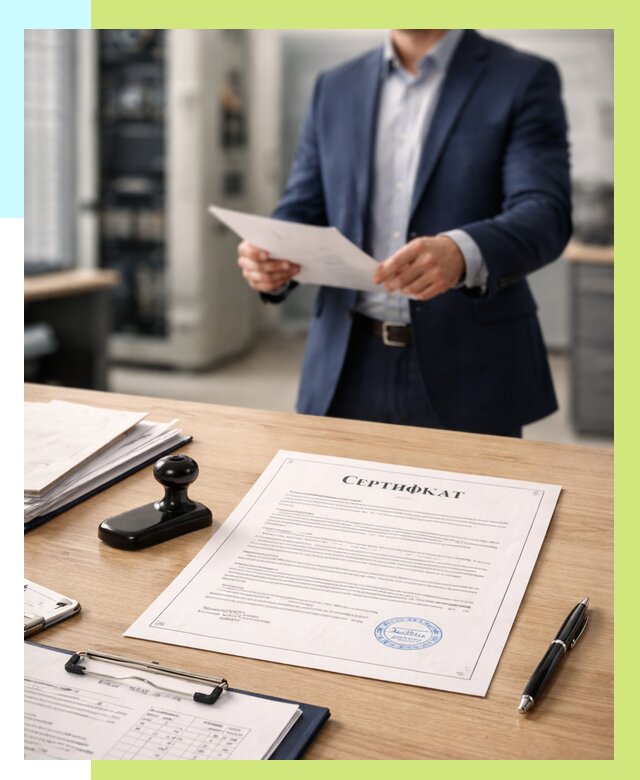 Сертификат на оборудование в Выксе от 15555 р. | Алешин-Вкс