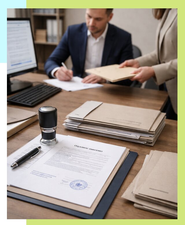 Отказное письмо для таможни в Выксе от 3111 р, Алешин-Вкс