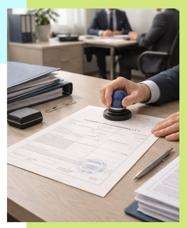 Сертификат происхождения СТ 1 в Выксе от 4667 р. | Алешин-Вкс