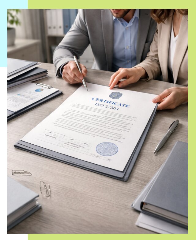 Сертификат ISO 22301 в Выксе от 46665 р. | Алешин-Вкс срочно