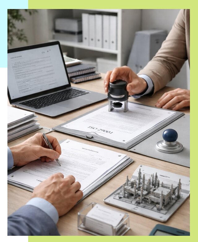 Сертификат ISO 29001 в Выксе под ключ от 77775 р. | Алешин-Вкс