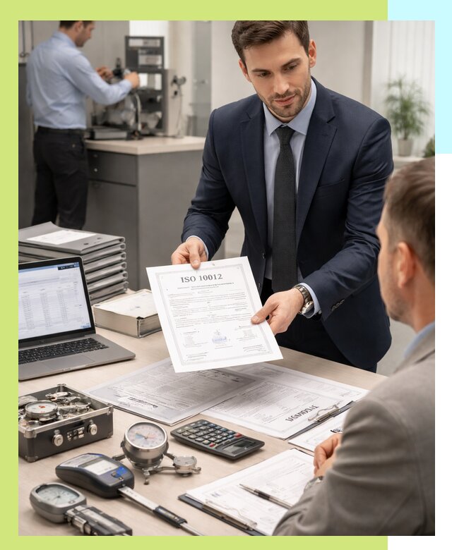 Выдача сертификата ISO 10012 по требованиям метрологии в Выксе