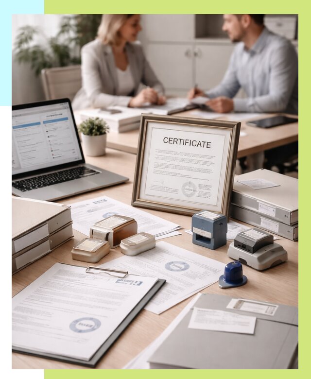 Сертификация компании в Выксе от 46665 р. | Алешин-Вкс — заказ